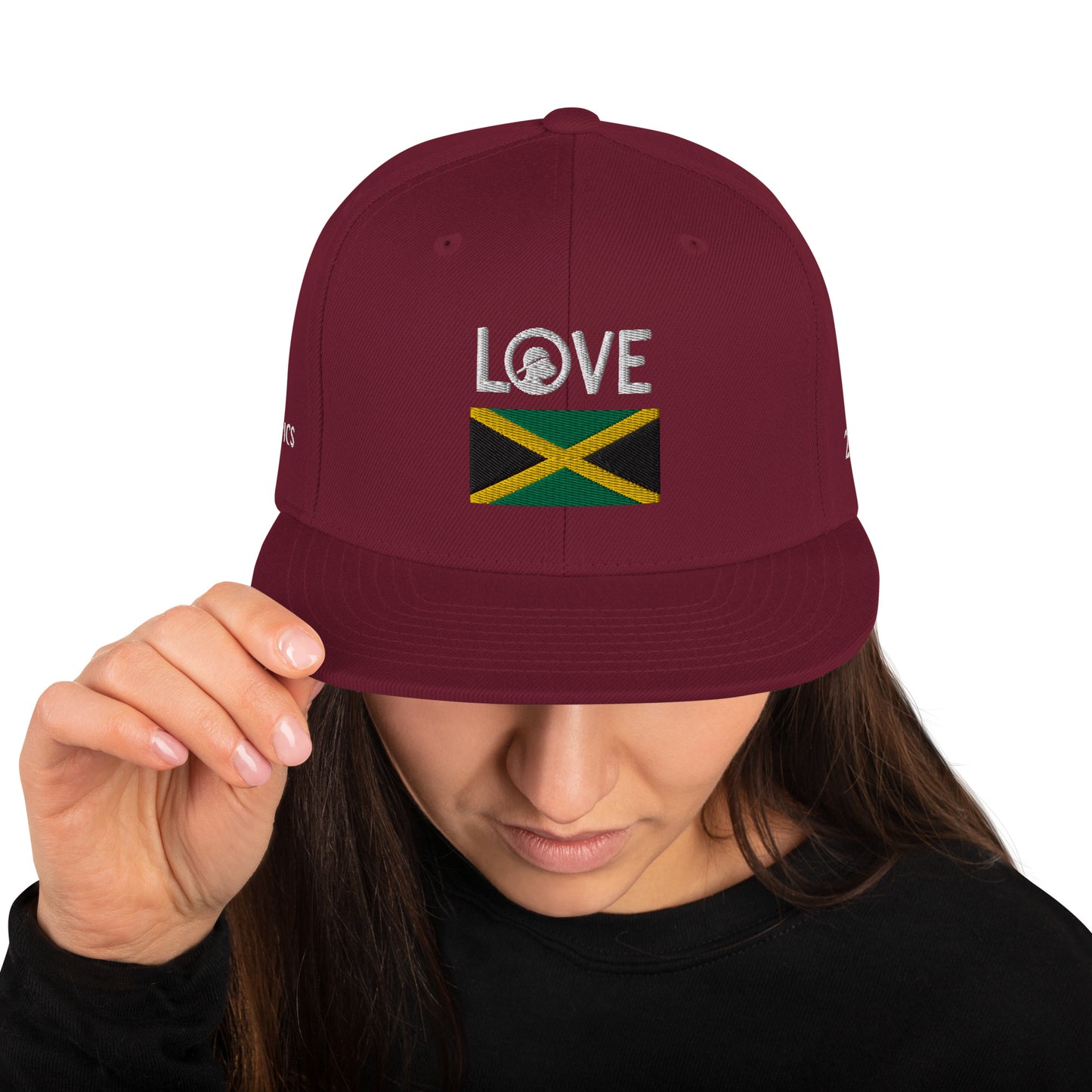 1 LOVE Jamaica Snapback Hat