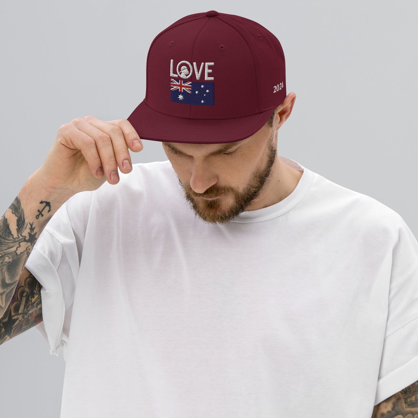 LOVE Australia Snapback Hat