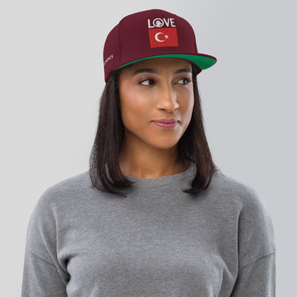 LOVE Turkey Snapback Hat