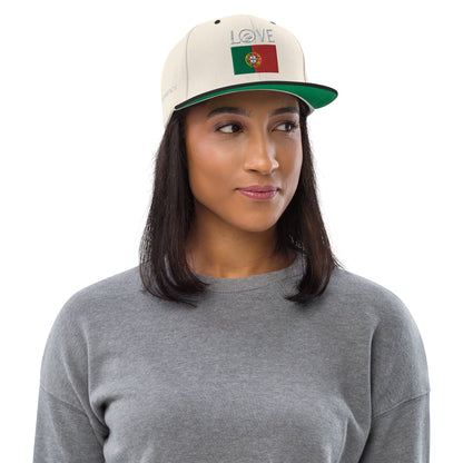 LOVE Portugal Snapback Hat