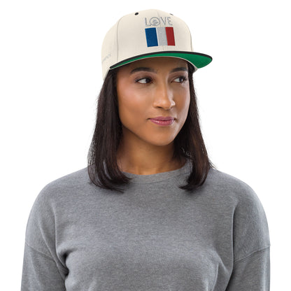 LOVE France Snapback Hat