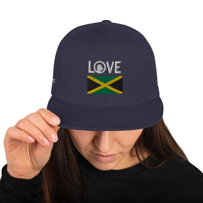1 LOVE Jamaica Snapback Hat