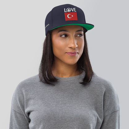 LOVE Turkey Snapback Hat