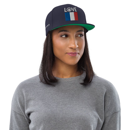LOVE France Snapback Hat