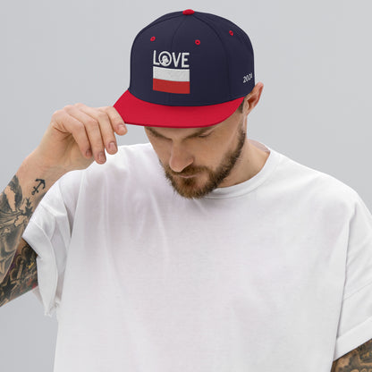 LOVE Poland Snapback Hat