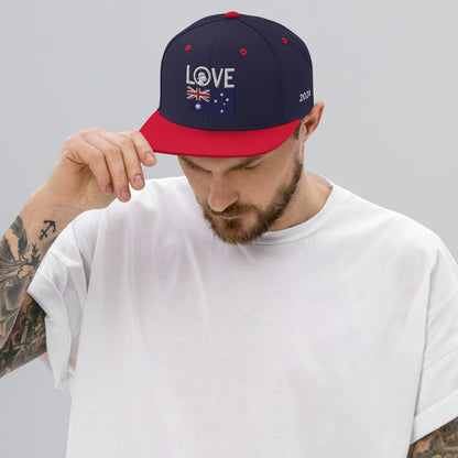 LOVE Australia Snapback Hat