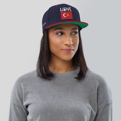 LOVE Turkey Snapback Hat