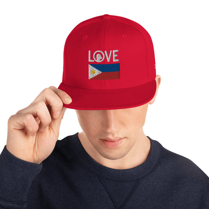 LOVE Philippines Snapback Hat