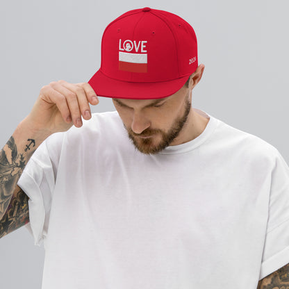 LOVE Poland Snapback Hat