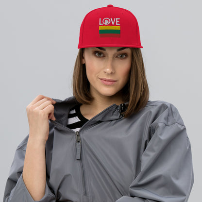 LOVE Lithuania Snapback Hat