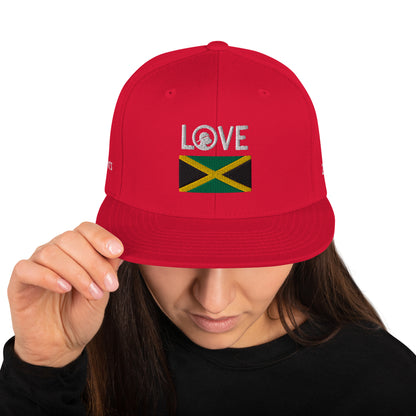 1 LOVE Jamaica Snapback Hat