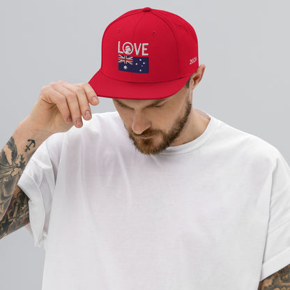 LOVE Australia Snapback Hat