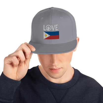 LOVE Philippines Snapback Hat