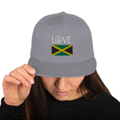 1 LOVE Jamaica Snapback Hat