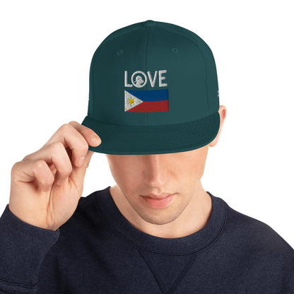 LOVE Philippines Snapback Hat