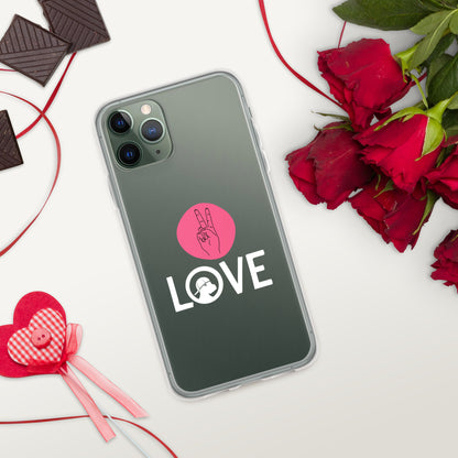 Peace & Love iPhone® Clear Case
