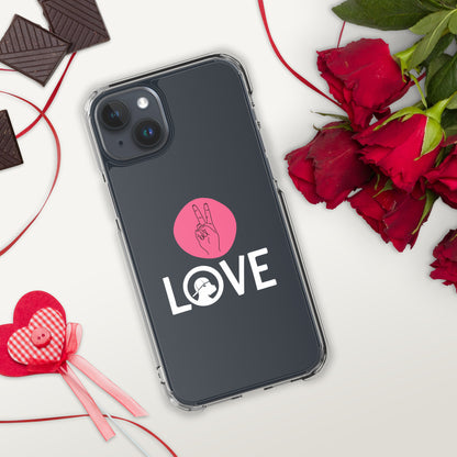 Peace & Love iPhone® Clear Case