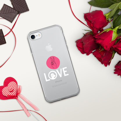 Peace & Love iPhone® Clear Case