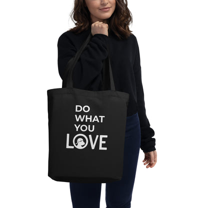 LOVE black eco tote bag