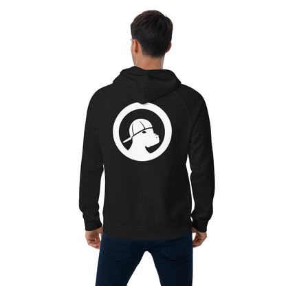 LOVE Unisex eco raglan hoodie
