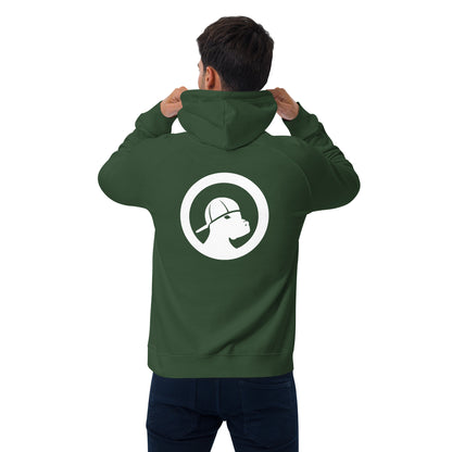 LOVE Unisex eco raglan hoodie