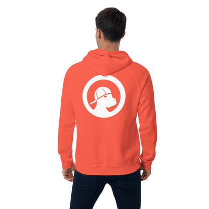 LOVE Unisex eco raglan hoodie