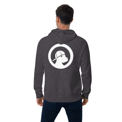 LOVE Unisex eco raglan hoodie