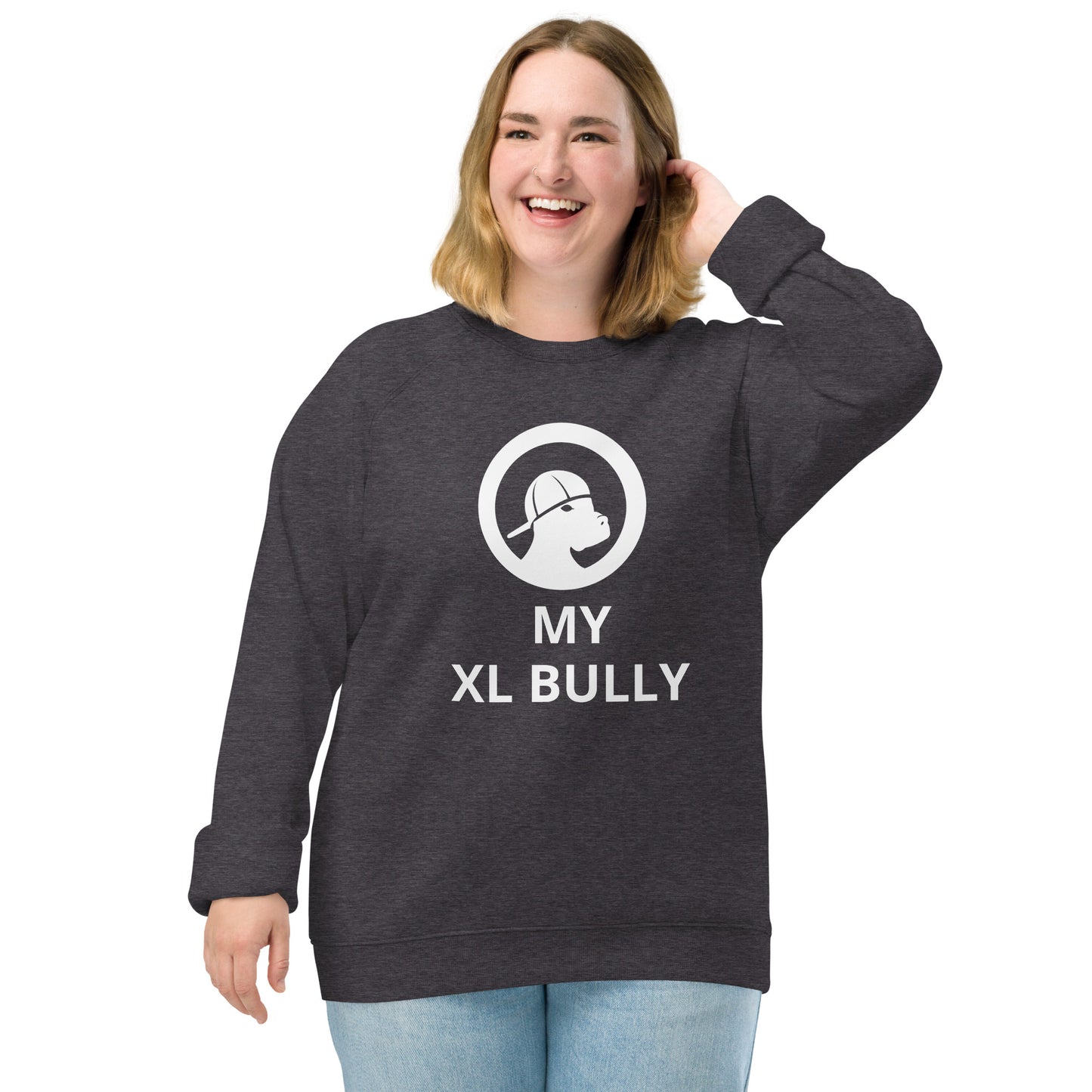 LOVE organic raglan sweatshirt